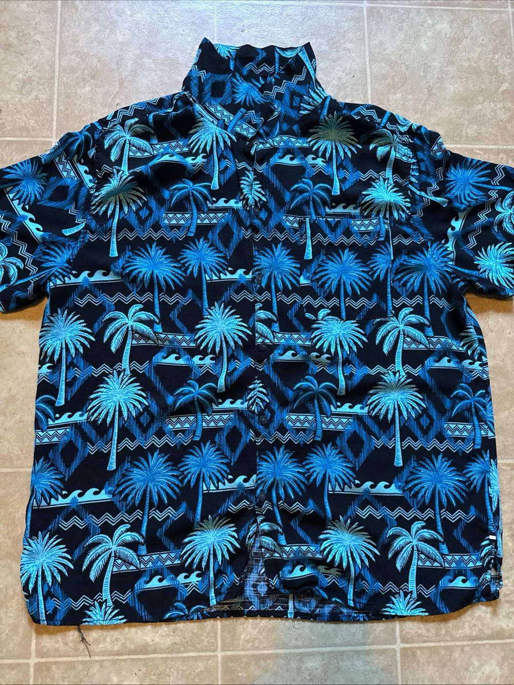 Edgar + Ash retro palm tree Hawaiian shirt